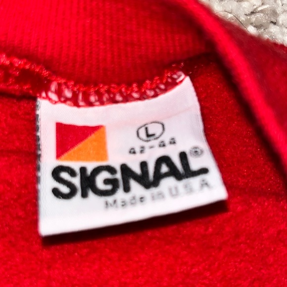 RARE Vintage Snow Skiing Snowboarding Sweatshirt size L 42-44 - Picture 4 of 6